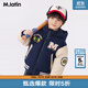 馬·拉?。∕.Latin）【商場(chǎng)同款】馬拉丁童裝兒童羽絨服冬男大童棒球服羽絨夾克 藏青 110