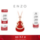 周大福ENZO 商場(chǎng)同款 輕奢18K金紅玉髓鉆石葫蘆項鏈雙層設計女EZV8082 40cm