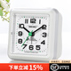 精工（SEIKO）鬧鐘男女學(xué)生用迷你臥室床頭小鬧鐘簡(jiǎn)約個(gè)性創(chuàng  )意懶人貪睡功能 QHE908W
