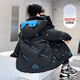 G.duck男童羽絨服冬季2025新款兒童外套中長(cháng)款加厚冬裝男孩中大童洋氣潮 黑色 150 cm