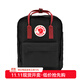 FJALLRAVEN北極狐雙肩包kanken男女戶(hù)外大容量書(shū)包電腦包運動(dòng)旅行背包23510 550-326黑色/公牛紅 16L【可容納14寸筆記本電腦】