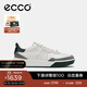 愛(ài)步（ECCO）休閑板鞋男 25年秋季新款厚底運動(dòng)男鞋 街頭球鞋539814 灰色/白色/砂礫灰/藻綠色 43