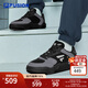 FILA FUSION斐樂(lè )男鞋運動(dòng)鞋滑板生活鞋2024冬季新款小白鞋休閑躍板鞋 黑舞鞋/城堡灰-TC 42