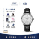 萬(wàn)國（IWC）柏濤菲諾系列 銀盤(pán)銀針 鱷魚(yú)皮 紅60 男表 IW356501 40mm
