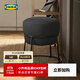 宜家（IKEA）EMMISLOV艾米斯洛夫矮凳小凳子家用門(mén)口換鞋矮凳客廳茶幾 斯科特伯 黃色