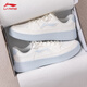 李寧（LI-NING）板鞋女鞋冬季新款學(xué)生厚底增高耐磨運動(dòng)鞋低幫輕便軟底百搭小白鞋 云霧白/云朵藍 【月臨】 37