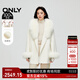 ONLY秋冬千金風(fēng)雙面呢毛領(lǐng)中長款毛呢大衣女|12436T005 A01 香草奶油白 XS (155) 76A