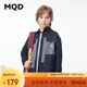 MQD馬騎頓童裝男童牛仔襯衫24年學(xué)院感兒童襯衣外套 原牛仔色 150cm