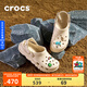 crocs卡駱馳蝸輪洞洞鞋男女同款戶(hù)外休閑鞋|208776 水泥灰-160 41 /42(260mm)