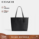 蔻馳（COACH）【品牌直供】女士CITY33經(jīng)典標(biāo)志大號(hào)單肩托特包黑色CV976