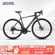 喜德盛公路自行車(chē)RT180鋁合金一體車(chē)把14速變速 碟剎X6鋁合金車(chē)架 曜石黑/灰（25款） 520mm（建議身高173-183）