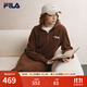 FILA 斐樂(lè )官方連衣裙2025年秋季新品長(cháng)款連帽打底衛衣長(cháng)裙子 復古咖-DK L 170/88A/L