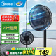 美的（Midea）電風(fēng)扇 家用風(fēng)扇7葉落地扇立式輕音節能大風(fēng)量電扇臺扇迷你扇臺立兩用轉頁(yè)扇 【七葉勁風(fēng) 臺立兩用】