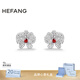 HEFANG何方珠寶蝴蝶蘭耳釘簡(jiǎn)約優(yōu)雅耳飾輕奢高級感生日禮物送女友 耳環(huán)款