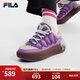 FILA斐樂(lè )官方女鞋板鞋CARROT摩登蘿卜鞋百搭時(shí)尚增高小白鞋運動(dòng)休閑鞋 淺桑葚紫/香檳棕色-PA 36.5