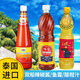 泰國雙船牌辣椒醬味露牌魚(yú)露調味汁泰仙女酸柑汁檸檬醋舂雞腳調料 泰國三味組合