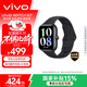 vivo WATCH GT 藍牙版 夏夜黑軟膠智能手表 藍河操作系統AI體驗超長(cháng)續航 健康監測情人節禮物送男生
