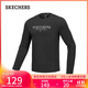 斯凱奇（Skechers）冬季新款男性針織長(cháng)袖T恤衫百搭時(shí)尚P225M099