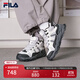 FILA 斐樂(lè )官方女鞋復古運動(dòng)鞋2025冬新款中幫加絨1S休閑鞋 月巖灰/奶白-TW 37.5