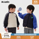 馬·拉?。∕.Latin）/童裝兒童羽絨服冬新款男小童網(wǎng)球拍印花輕薄羽絨服 藏青 120cm