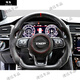 【高R碳纖維方向盤(pán)】專(zhuān)用大眾高爾夫R/GTI改裝碳纖維方向盤(pán)品質(zhì)定制 置換盤(pán)押金