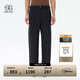 KOLON SPORT/可隆露營褲 男女同款戶外運動耐磨日常通勤防潑水長褲 LULP4AT520-BK 黑色 L 175/82A