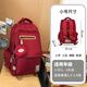 日本MUJIE減負護脊 書(shū)包初中生中學(xué)生男生高中生背包男大容量女 紅色小號(帶零錢(qián)包)