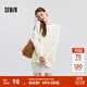 森馬（Semir）毛衣女冬季oversize小狗提花圓領(lǐng)軟糯毛衫慵懶風(fēng)溫柔甜美上衣 白色調(diào)00311 M