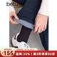 百圖betu女裝冬季新款牛仔褲高腰微喇百搭顯瘦牛仔褲子女2412T22 深牛仔藍 M