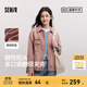 森馬（Semir）森柔牛仔|商場(chǎng)同款牛仔外套女街頭春季2025新款甜酷寬松夾克 紅色調00366 L 165/88A