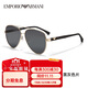 Emporio ArmaniARMANI/阿瑪尼太陽(yáng)鏡男士經(jīng)典飛行員式墨鏡金屬框架2046D