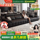 卡詩(shī)寶意式真皮沙發(fā)客廳2025現代簡(jiǎn)約客廳沙發(fā)鋼琴鍵直排全包裹真皮沙發(fā) 3.4m六人位【升級S級加厚牛皮】 全包裹頭層牛皮+ 天然水洗乳膠