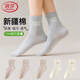 浪莎25年新品【任嘉倫明星同款安心品質(zhì)】襪子女10A級抗菌精油運動(dòng)襪