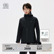 KOLON SPORT/可隆防水沖鋒衣 男子戶(hù)外3L防風(fēng)透濕撞色連帽夾克外套 LHJK5MNT03-BK 黑色 XL 180/100A