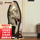 洛朗德中古風(fēng)全身鏡落地鏡家用高級網(wǎng)紅異形穿衣鏡壁掛女生臥室試衣鏡子 青黛黑160*50cm【木托款】