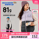 Skechers斯凱奇自營秋冬季新款6-12歲男女中大童梭織羽絨服背心L424K096