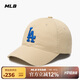 MLB帽子男女軟頂棒球帽虞書欣明星同款運(yùn)動(dòng)鴨舌帽3ACP6601N-07BGS-F
