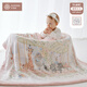 BUBBLE TREE嬰兒紗布吸水棉浴巾寶寶兒童秋冬抱被新生兒洗澡大裹巾120*120cm