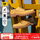 CAT卡特低幫大黃靴休閑皮鞋男士防潑水皮面登山鞋板鞋P111542N3AMC25 黃色 41