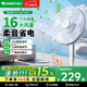 格力電風(fēng)扇落地扇節能家用強力大風(fēng)搖頭學(xué)生宿舍16寸落地風(fēng)扇 白色（遙控款）FD-40X77Bh5