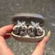 炫套適用韶音OpenDots ONE耳機DIY小眾甜美氣質(zhì)配飾動(dòng)鈦圈E310耳機鉆扣時(shí)尚精致個(gè)性輕奢高級感飾品 白鉆蝴蝶耳機裝飾夾扣【一對裝】 韶音OpenDots ONE E310