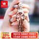 歐利時(shí)（OLEVS）瑞士認證品牌手表女簡(jiǎn)約氣質(zhì)女士手表鎢鋼雙日歷夜光防水石英表 歐利時(shí)-8697女-鎢鋼玫金色