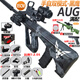 今盾黑鷹AUG手自一體電動(dòng)連發(fā)兒童玩具突擊步男孩游戲8-12歲生日禮物 【滿(mǎn)配】戰術(shù)AUG黑鷹(手動(dòng)+電動(dòng)) 50000彈+手搶+迷你AWM+變色靶