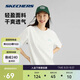 斯凱奇（Skechers）夏季男女情侶同款繽紛休閑系列透氣半袖針織短袖T恤