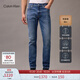 Calvin KleinJeans25春秋男士美式潮流休閑通勤ck修身顯瘦微彈牛仔褲4RAB725 ULN-牛仔藍(lán) 30