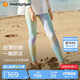 moodytiger【仙女家族】女童緊身褲涼感防曬夏季兒童印花輕薄高彈透氣運(yùn)動(dòng)褲