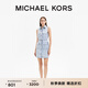 MICHAEL KORS邁克高仕 MK 女士工裝風(fēng)無(wú)袖牛仔連衣裙 淺藍色 945 L (4)