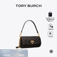 Tory Burch 湯麗柏琦【線上專享】KIRA 小號(hào)絎縫翻蓋肩背包女包TB 90456 黑色 001 OS