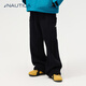 NAUTICA諾帝卡童裝 男童女童長(cháng)褲秋冬季兒童米呢絨加厚大童加絨直筒褲子 藏青 150
