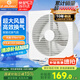 金羚（JINLING）廚房衛(wèi)生間排氣扇油煙換氣扇浴室排風(fēng)扇廚窗式(超薄)APC25-4-2H1